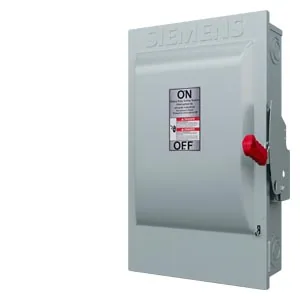 Interruptor de seguridad sin fusible 3 polos 200 A 600 V servicio pesado NEMA 1