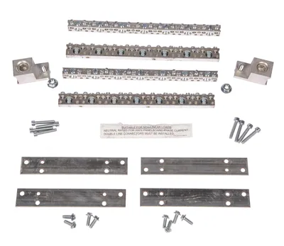 P1 neutral bus kit, 42 circuits, 250 A, 15 positions, 200%