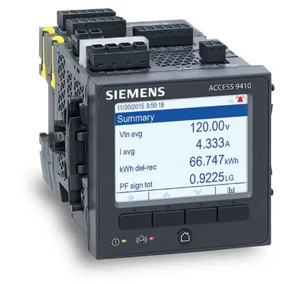 Power quality meter 9410 no display, DIN-rail mount with remote display option, class 0.2