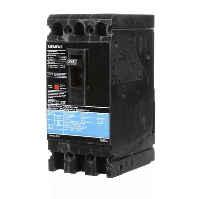 Molded case circuit breaker, 3-pole, 100 A, 240 V AC, 10 kA