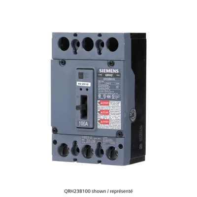 Molded case circuit breaker 3-pole 100 A 240 V 25 kA