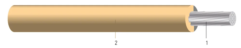 600-58 3E AL SIMpull (TM) THHN-THWN-2 TAN