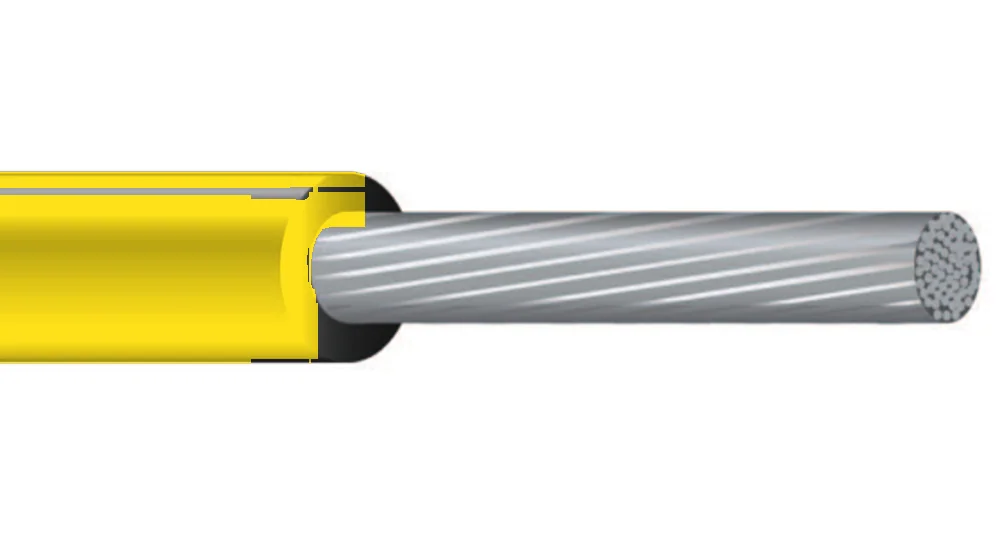 12-65 CU ESTAÑADO (3.31mm2) XHHW-2 OR SIS CSA SIS AMARILLO 2500 FT