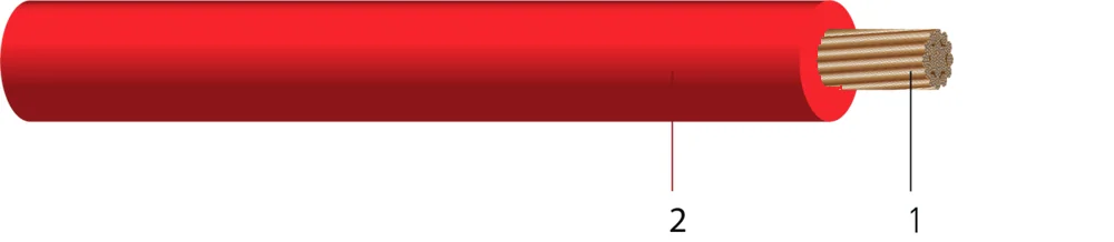 CABLE 6-49 CU PV XLP 2000V ROJO VW-1 5000 FT