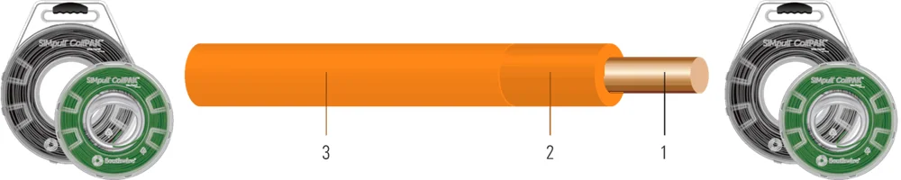12-19 SD CU SIMpull (TM) THHN-THWN-2 MTW-AWM ORANGE 2000 FT