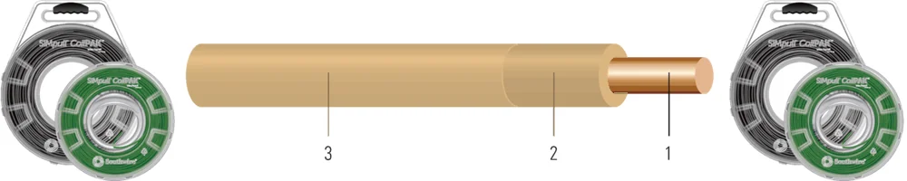 10-19 SD CU SIMpull (TM) THHN-THWN-2 MTW-AWM TAN 1250 FT